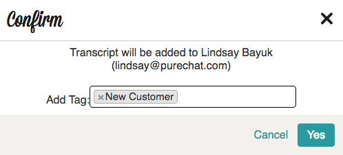 Add a tag to a contact in Infusionsoft